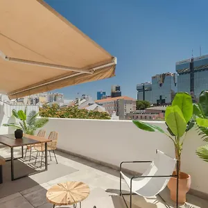  Apartment Casa Boma - Lighting With Private Balcony - Campolide I
